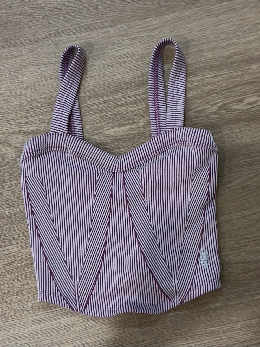 Striped Purple free people tank